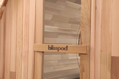 Blisspod Prague Outdoor Canadian Red Cedar Barrel Steam Sauna