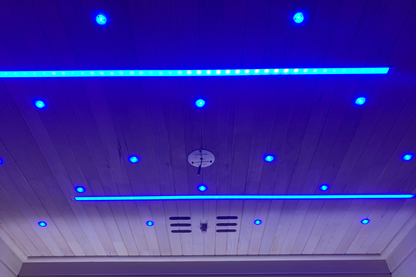 Bergen 2-Person Full-Spectrum Infrared Sauna with Red Light Panel
