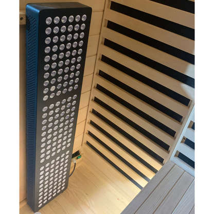 Bergen 2-Person Full-Spectrum Infrared Sauna with Red Light Panel