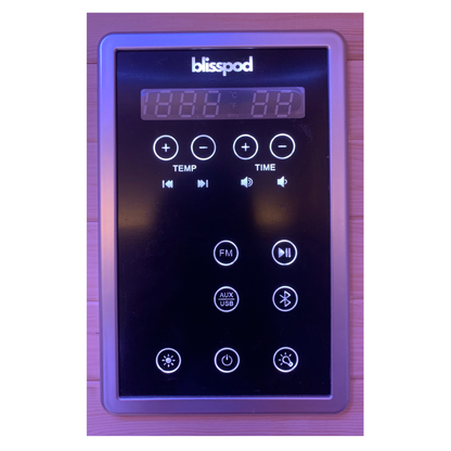 Bergen 2-Person Full-Spectrum Infrared Sauna with Red Light Panel