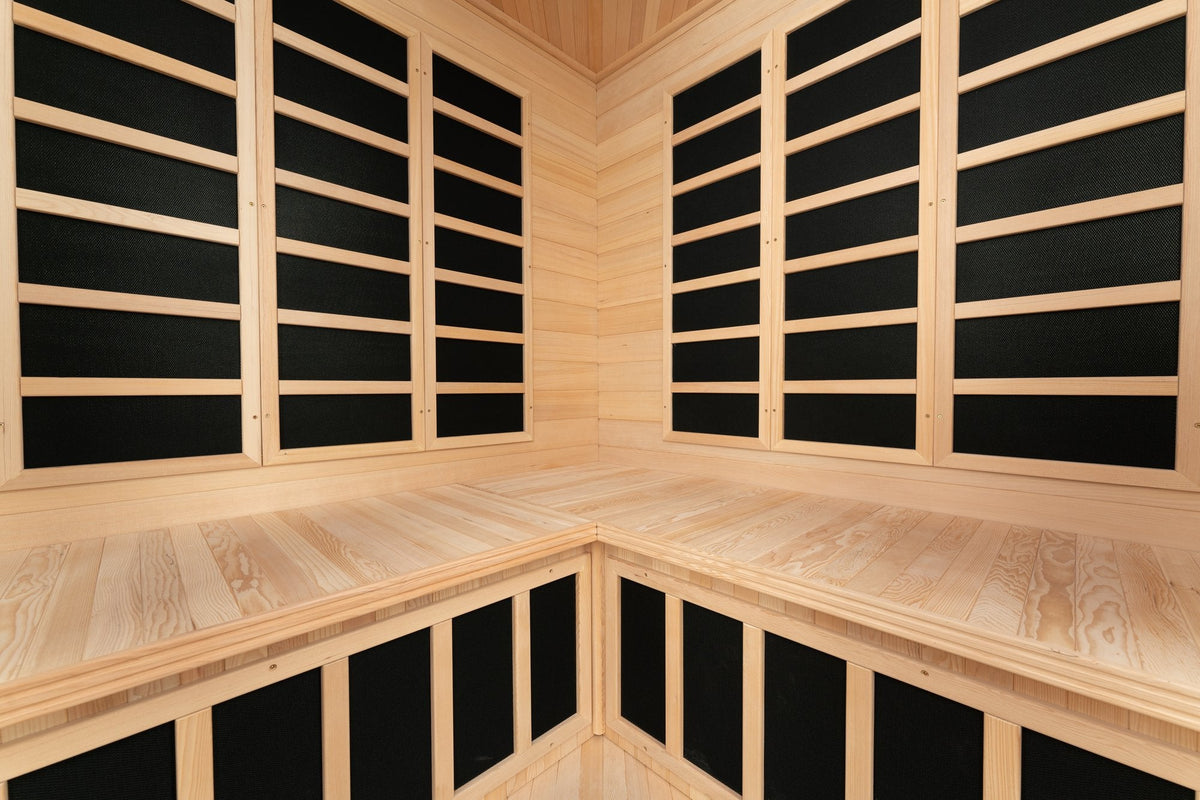 Blisspod Vienna 4–5 Person Corner Low EMF Far Infrared Sauna