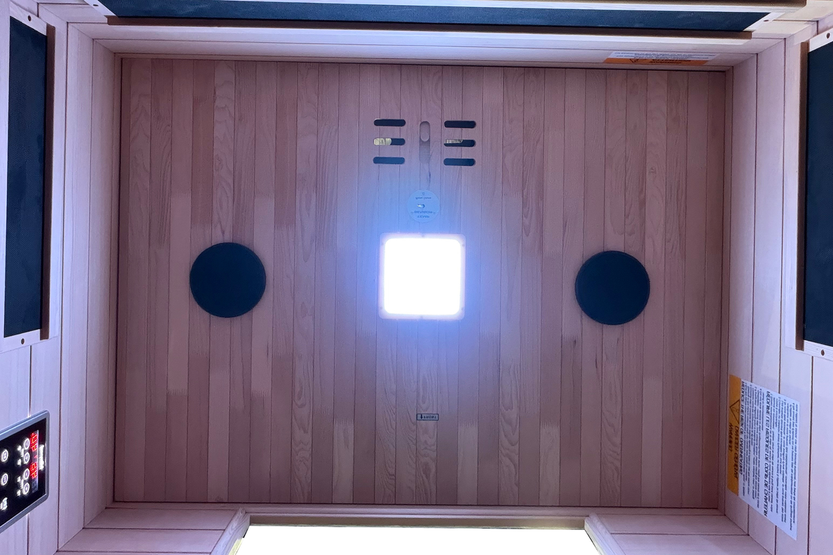 Blisspod Malmo 2-Person Low EMF Infrared Sauna with Red Light Therapy
