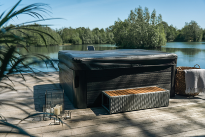 Oslo 6-Person Rigid Hot Tub with Hydro Jets and LED Lighting