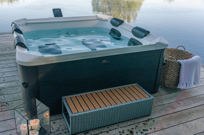 Oslo 6-Person Rigid Hot Tub with Hydro Jets and LED Lighting