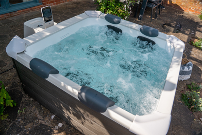Oslo 6-Person Rigid Hot Tub with Hydro Jets and LED Lighting