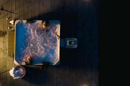 Oslo 6-Person Rigid Hot Tub with Hydro Jets and LED Lighting