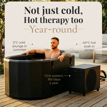 NiceBeam Cryo Pro Inflatable XXL Cold Plunge Tub (216 Gallon)