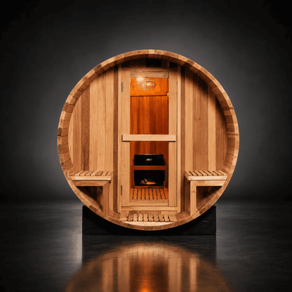 Handcrafted Red Cedar Indoor Sauna with 9kW Electric Heater