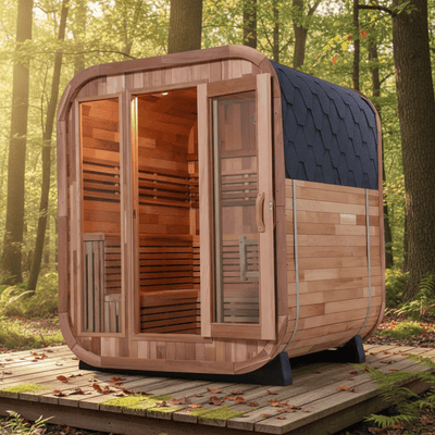 Handcrafted White Pine Indoor Sauna with 9kW Heater & Accessories