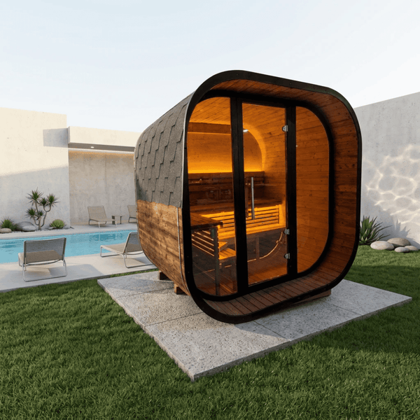 Handcrafted White Pine Indoor Sauna with 9kW Heater & Accessories