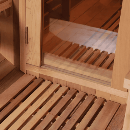 Handcrafted Red Cedar Indoor Sauna with 9kW Electric Heater