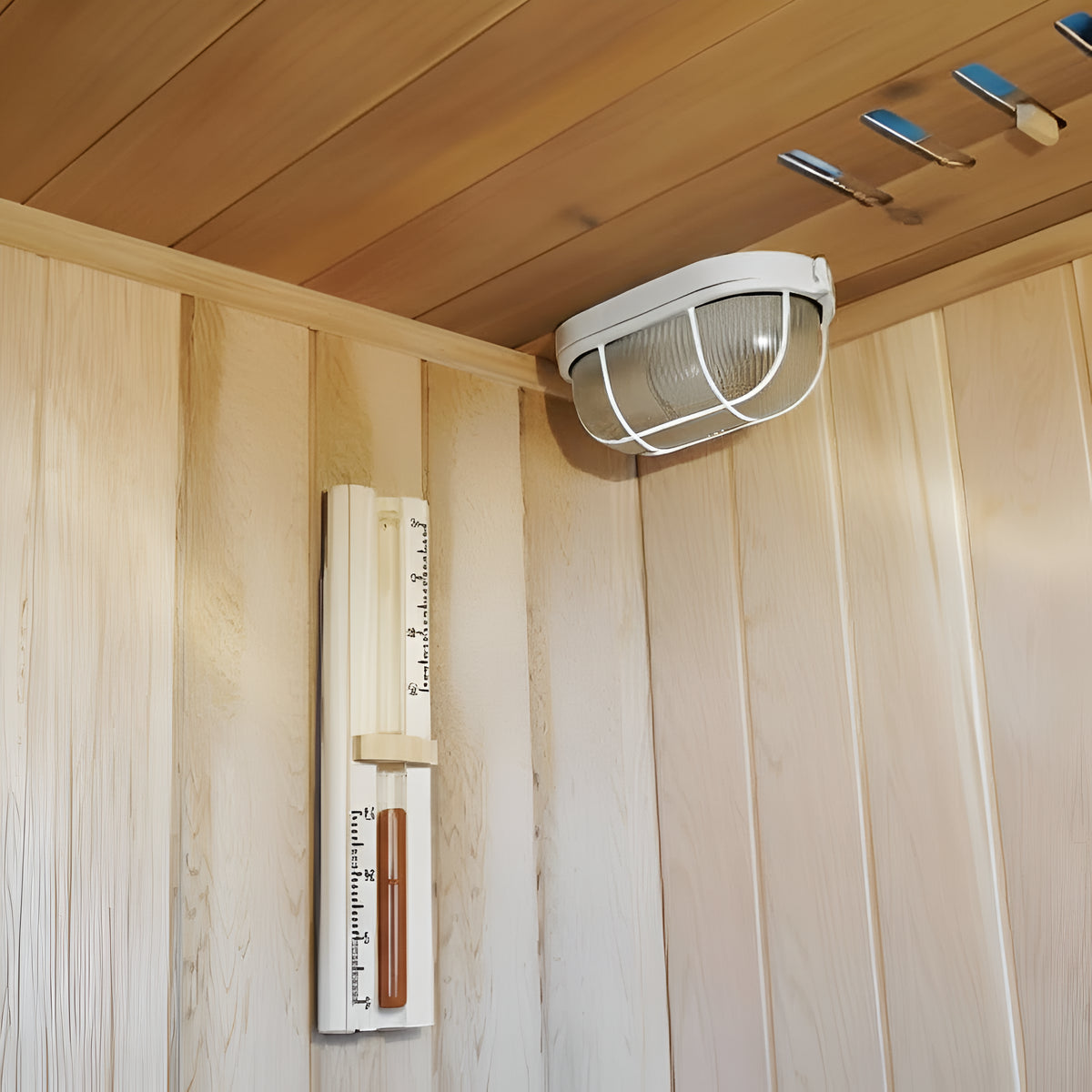 Charleston 4-Person Indoor Traditional Sauna with Harvia Heater