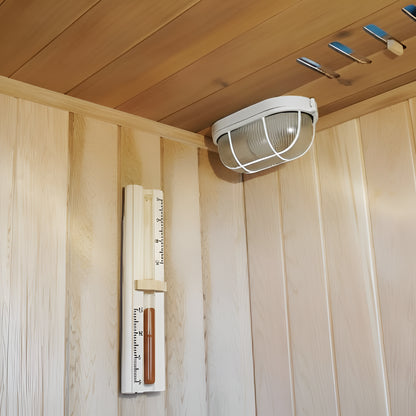 Charleston 4-Person Indoor Traditional Sauna with Harvia Heater